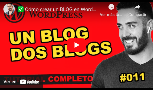 Curso WordPress - Crear un blog - Toni Borras