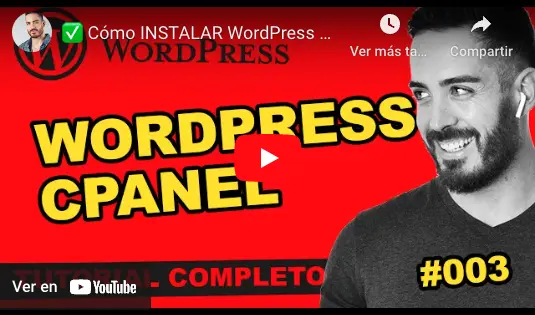 Curso WordPress - Cpanel - Toni Borras