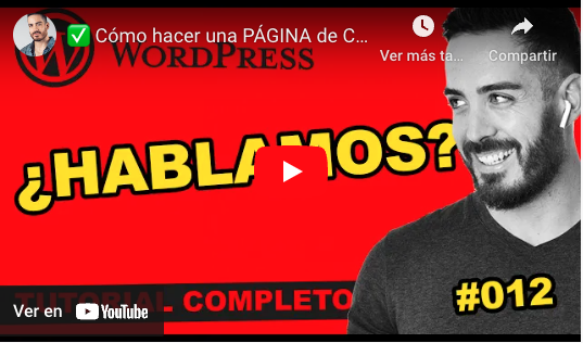 Curso WordPress - Crear página de contacto - Toni Borras