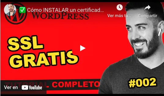 Curso WordPress - SSL gratis - Toni Borras