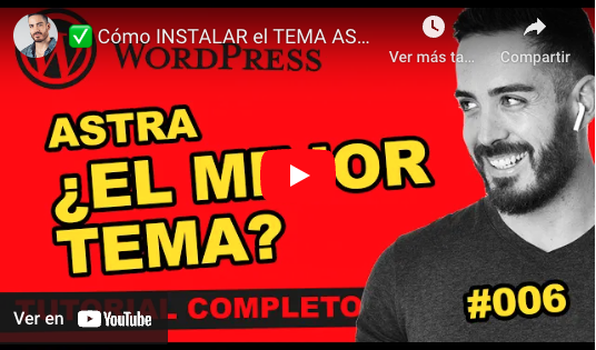 Tema Astra - Curso WordPress - Toni Borras