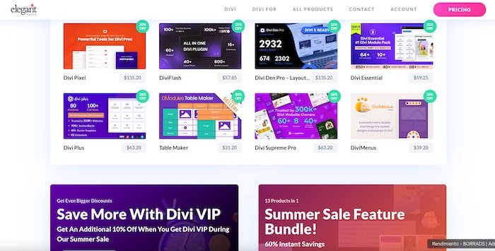Divi marketplace